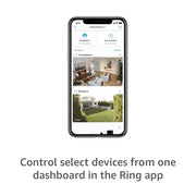 Outdoor Cam (Stick up Cam) | Weather-Resistant Outdoor Camera, Live View, Color Night Vision, Two-Way Talk, Motion Alerts, Works with Alexa | White